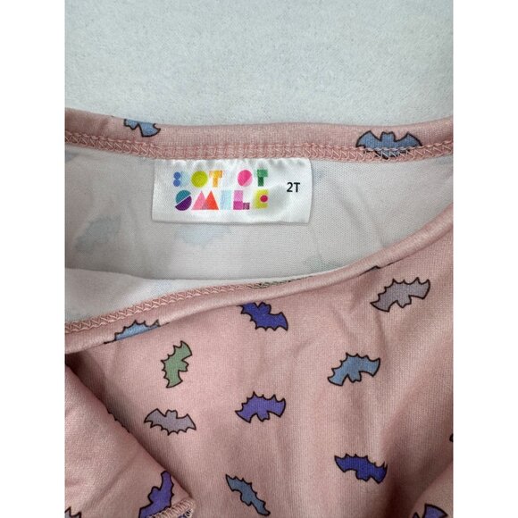 DotDotSmile Girls Dress Size 2T Ruffle Long Sleeves Halloween Bats New with Tags - Picture 5 of 5